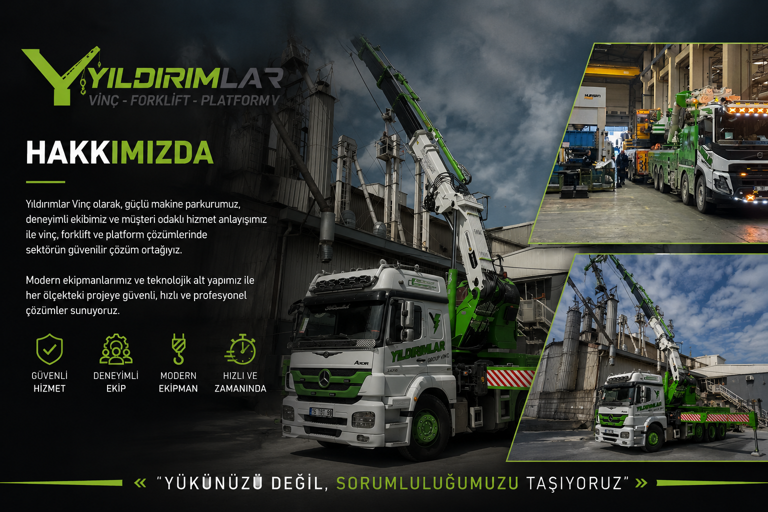 Yıldırımlar Vinç Operasyon Başarısı